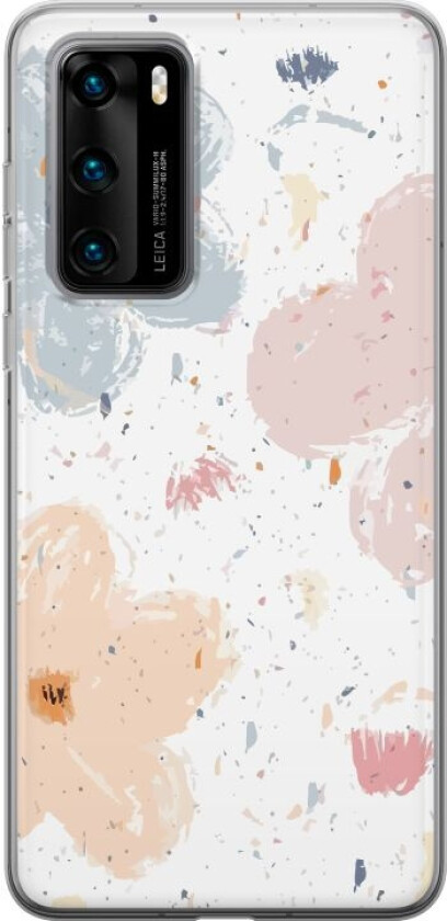 Mobildeksel til Huawei P40 med Blomster motiv