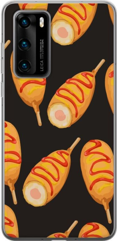 Mobildeksel til Huawei P40 med Kyllinglår motiv