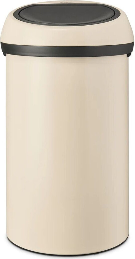 Touch Bin søppelbøtte rund 60 liter Soft Beige