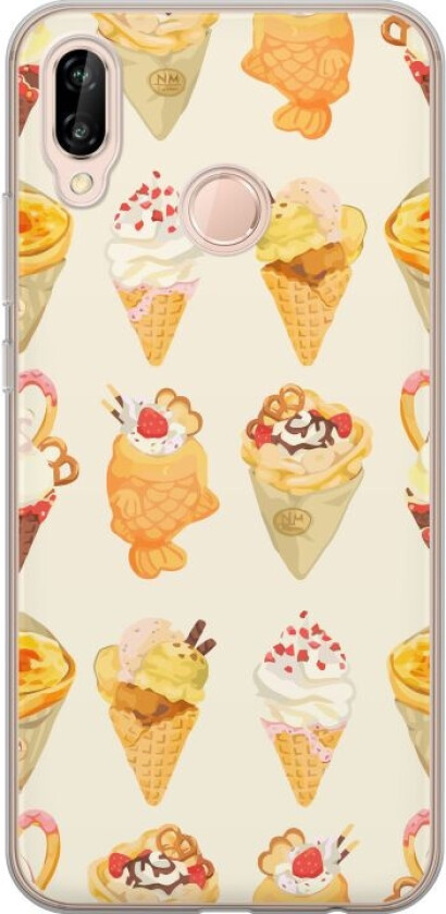 Mobildeksel til Huawei P20 lite med Glassig motiv