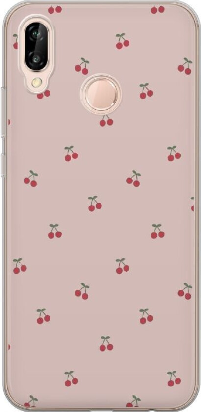 Mobildeksel til Huawei P20 lite med Kirsebær motiv