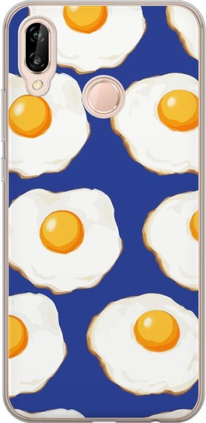 Mobildeksel til Huawei P20 lite med Stekte egg motiv