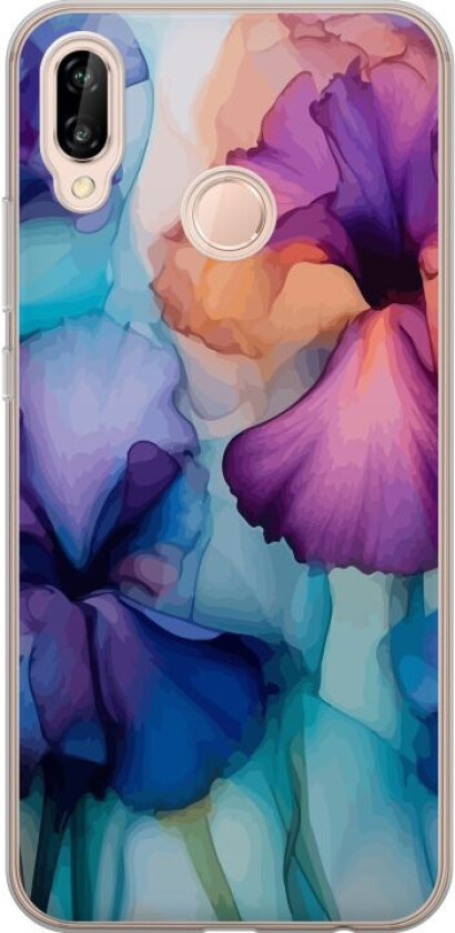 Mobildeksel til Huawei P20 lite med Magiske blomster motiv