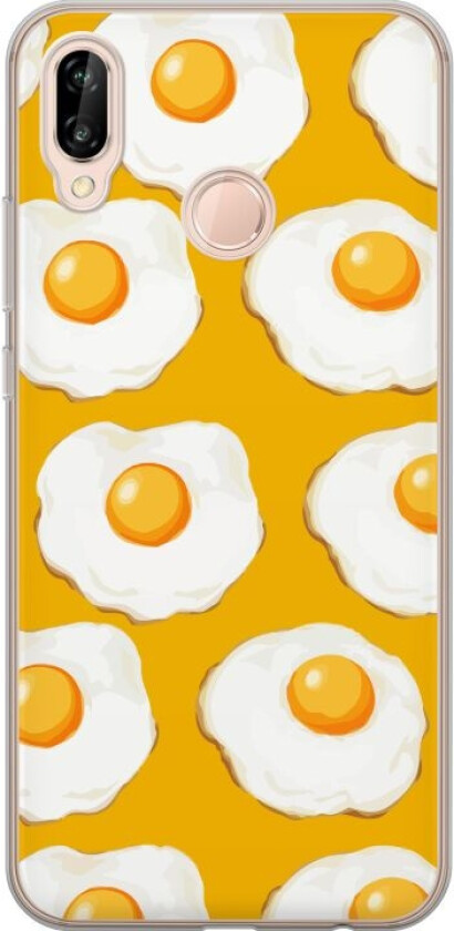 Mobildeksel til Huawei P20 lite med Stekt egg motiv