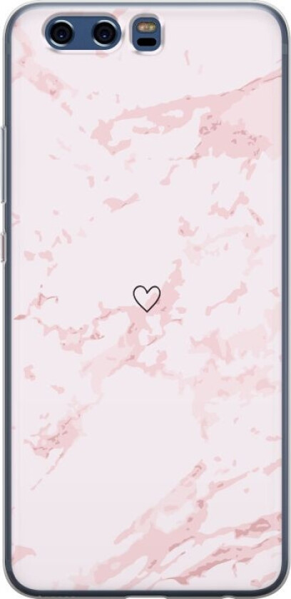 Mobildeksel til Huawei P10 med Rosa Hjerte motiv
