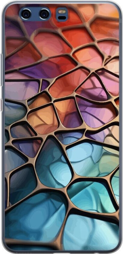 Mobildeksel til Huawei P10 med Metalliskt mønster motiv