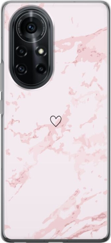 Mobildeksel til Huawei nova 8 Pro med Rosa Hjerte motiv