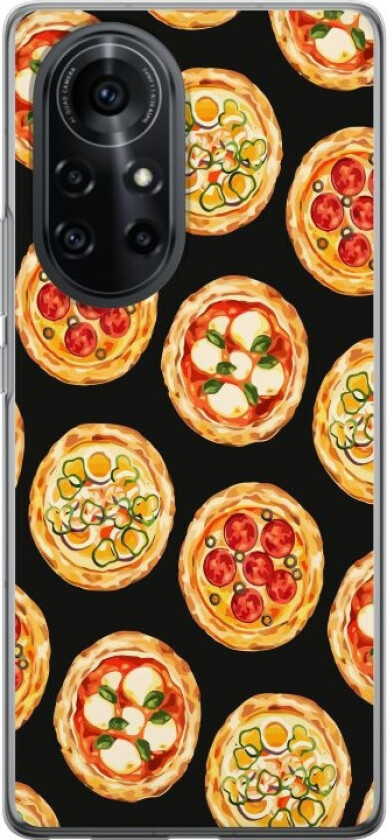 Mobildeksel til Huawei nova 8 Pro med Pizza motiv