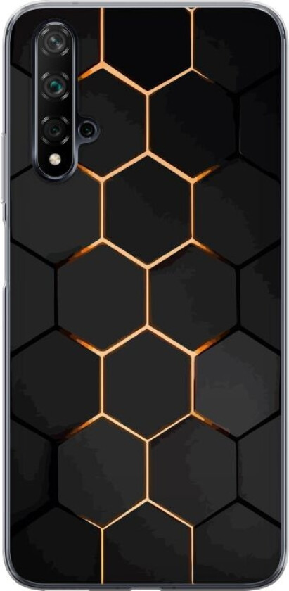 Mobildeksel til Huawei nova 5T med Luksuriøst Mønster motiv