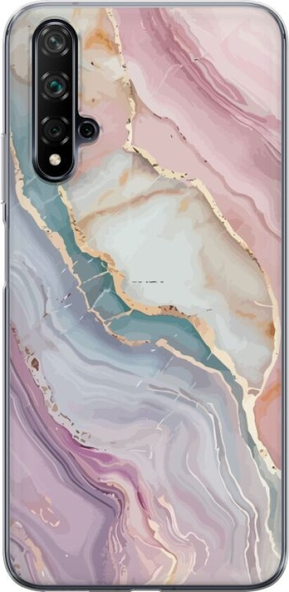 Mobildeksel til Huawei nova 5T med Marmor motiv
