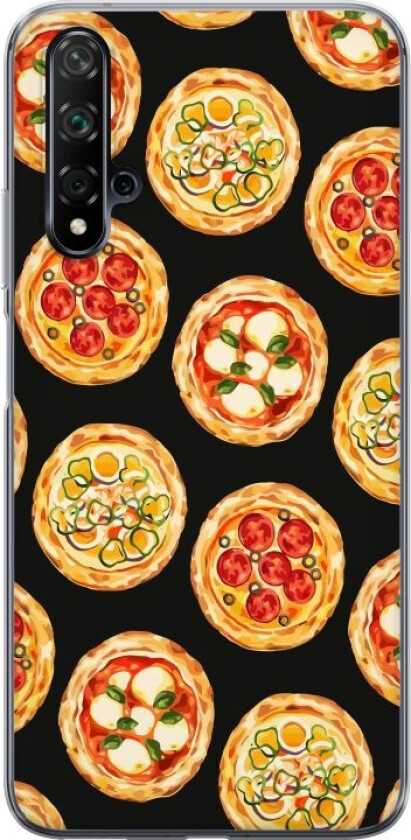 Mobildeksel til Huawei nova 5T med Pizza motiv
