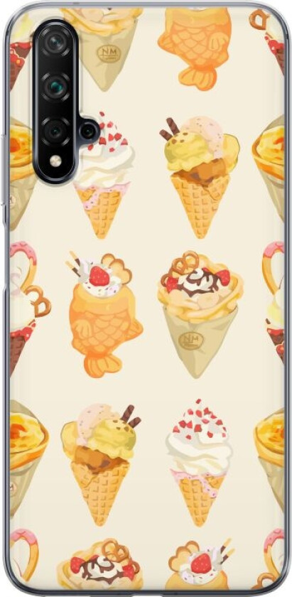 Mobildeksel til Huawei nova 5T med Glassig motiv