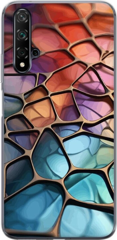 Mobildeksel til Huawei nova 5T med Metalliskt mønster motiv