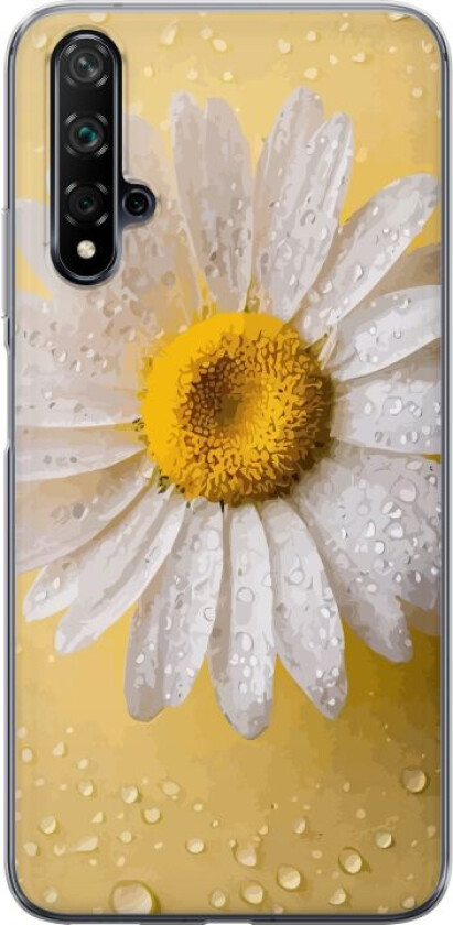 Mobildeksel til Huawei nova 5T med Porselensblomst motiv