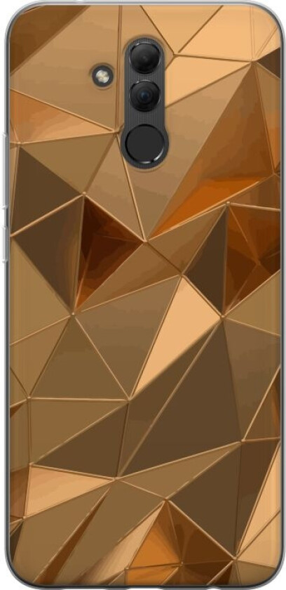 Mobildeksel til Huawei Mate 20 lite med 3D Gull motiv