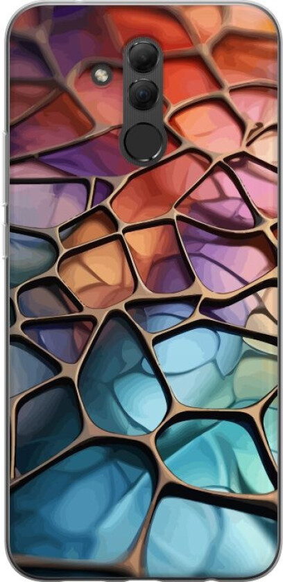 Mobildeksel til Huawei Mate 20 lite med Metalliskt mønster motiv