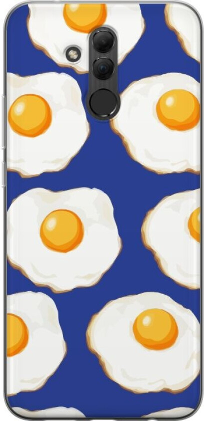Mobildeksel til Huawei Mate 20 lite med Stekte egg motiv