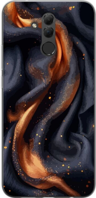 Mobildeksel til Huawei Mate 20 lite med Brennende silke motiv