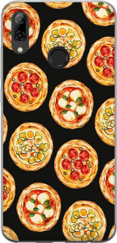 Mobildeksel til Huawei P smart 2019 med Pizza motiv