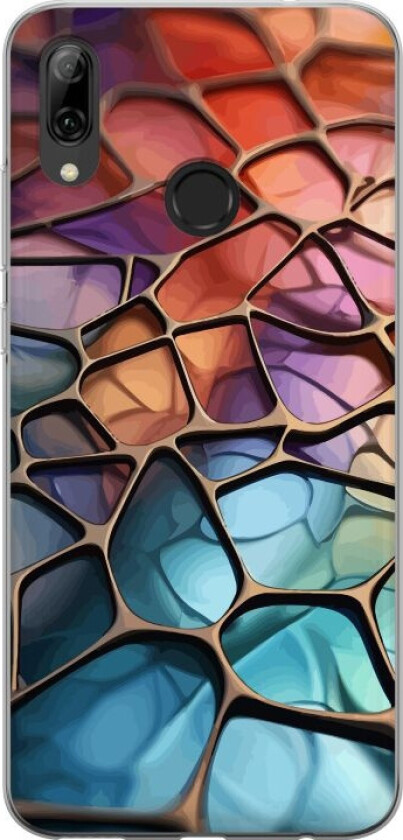 Mobildeksel til Huawei P smart 2019 med Metalliskt mønster motiv