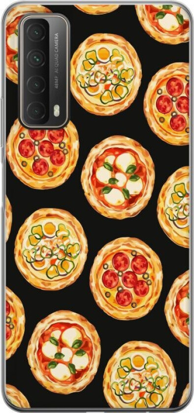Mobildeksel til Huawei P smart 2021 med Pizza motiv