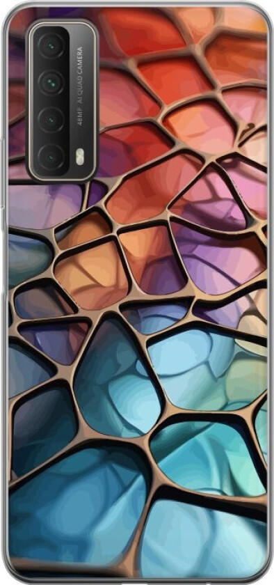 Mobildeksel til Huawei P smart 2021 med Metalliskt mønster motiv