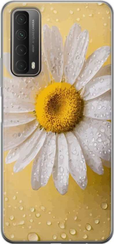 Mobildeksel til Huawei P smart 2021 med Porselensblomst motiv