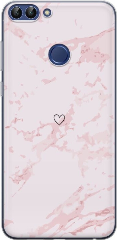 Mobildeksel til Huawei P smart med Rosa Hjerte motiv