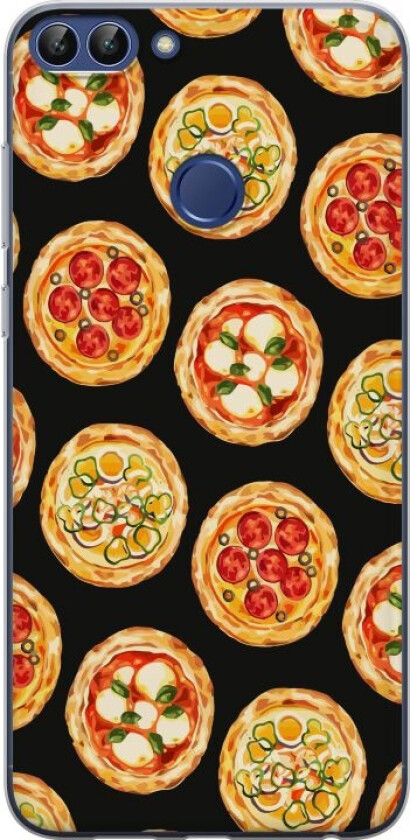 Mobildeksel til Huawei P smart med Pizza motiv
