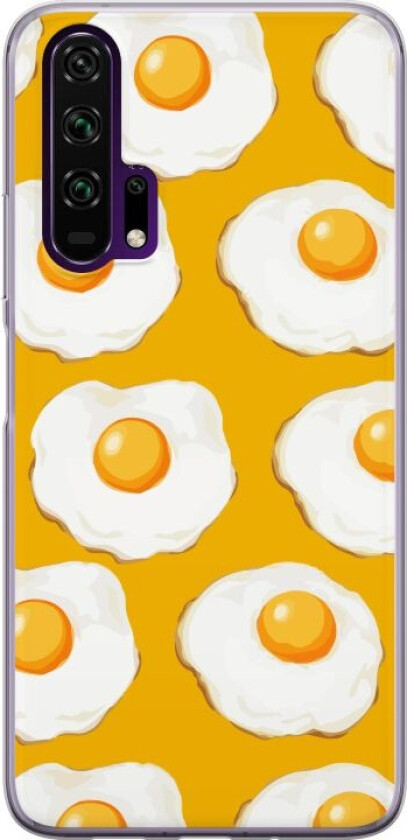 Mobildeksel til Honor 20 Pro med Stekt egg motiv