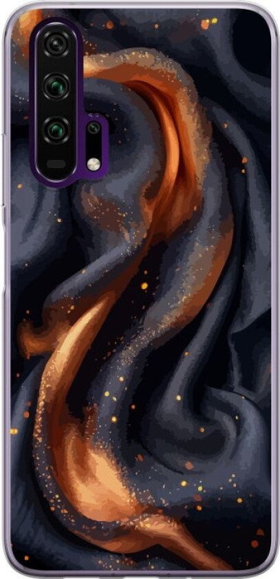 Mobildeksel til Honor 20 Pro med Brennende silke motiv