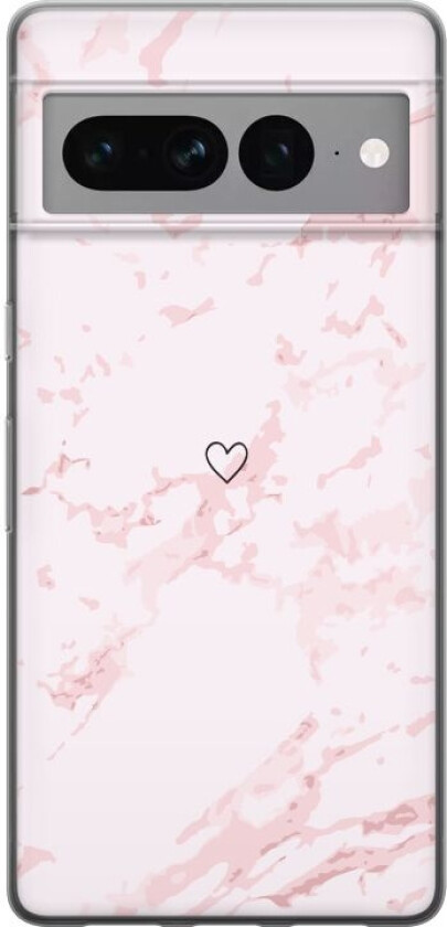 Mobildeksel til Google Pixel 7 Pro med Rosa Hjerte motiv