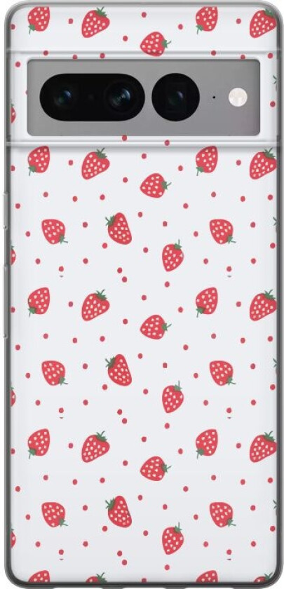 Mobildeksel til Google Pixel 7 Pro med Jordbær motiv