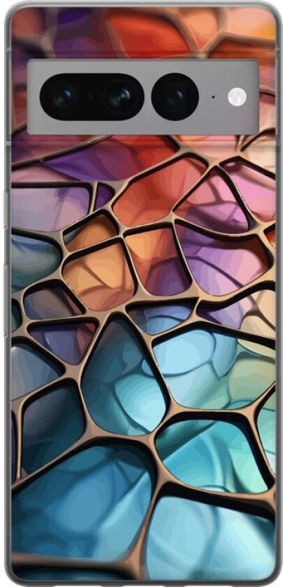 Mobildeksel til Google Pixel 7 Pro med Metalliskt mønster motiv