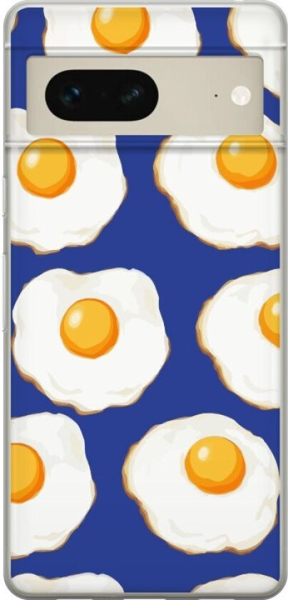 Mobildeksel til Google Pixel 7 med Stekte egg motiv