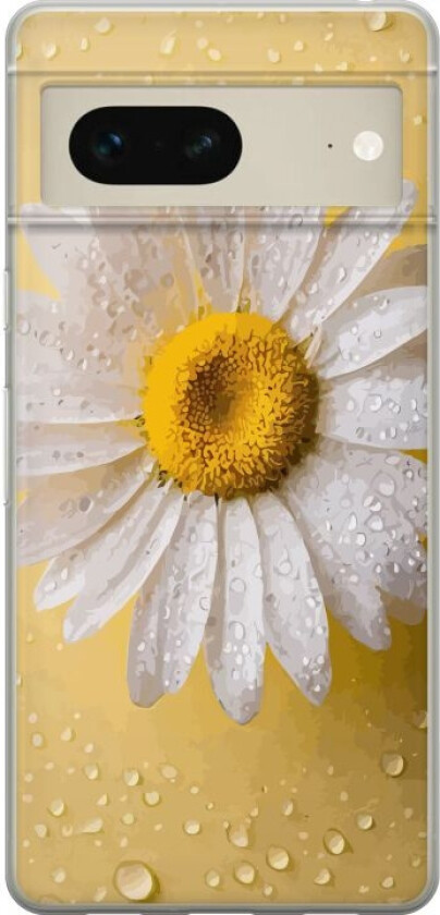 Mobildeksel til Google Pixel 7 med Porselensblomst motiv