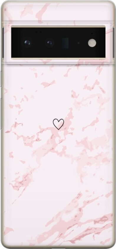 Mobildeksel til Google Pixel 6 Pro med Rosa Hjerte motiv