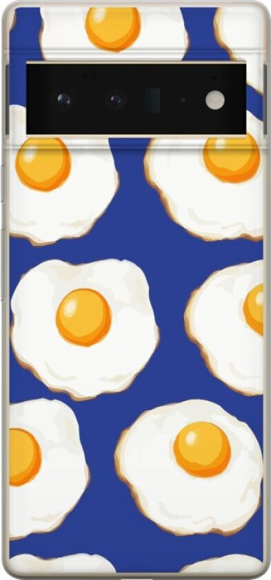 Mobildeksel til Google Pixel 6 Pro med Stekte egg motiv
