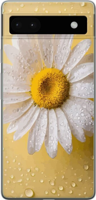 Mobildeksel til Google Pixel 6a med Porselensblomst motiv
