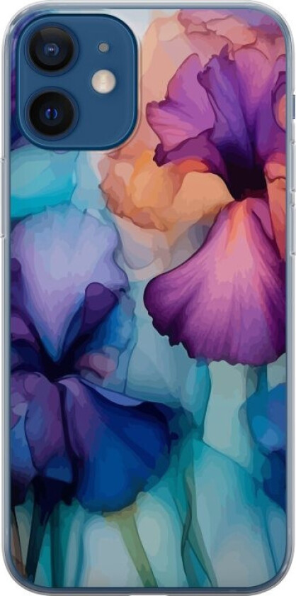Mobildeksel til Apple iPhone 12 med Magiske blomster motiv