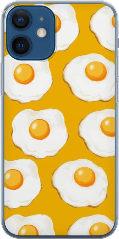Mobildeksel til Apple iPhone 12 med Stekt egg motiv