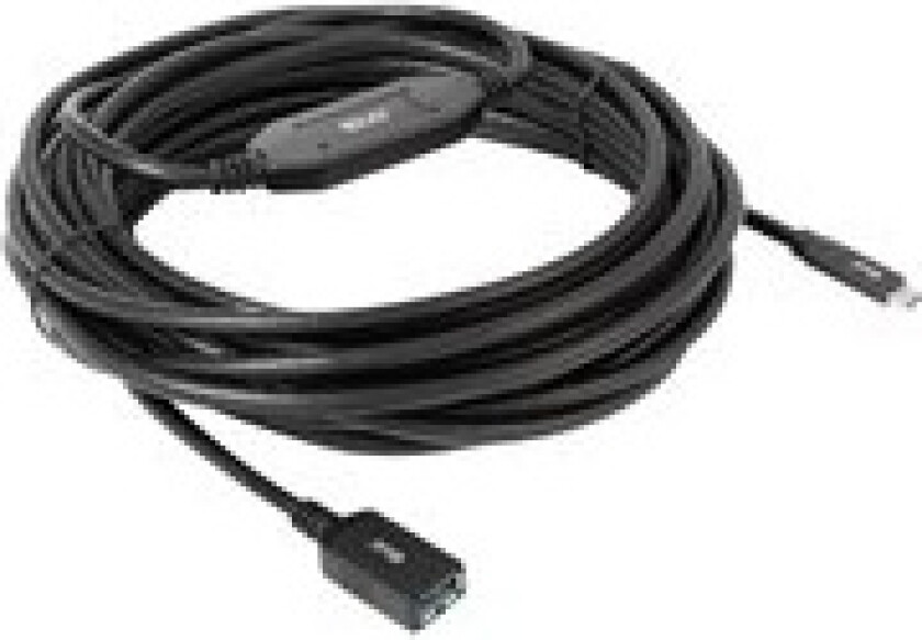 USB 3.1 Gen 1 USB Type-C-kabel 10 m svart