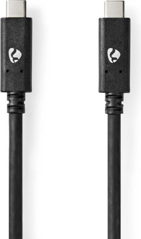 USB-kabel | USB 3.2 Gen 2 | USB-C™ Hann | USB-C™ Hann | 100 W | 4K@60Hz | 10 Gbps | Nikkel belagt | 1.00 m | Rund | PVC |