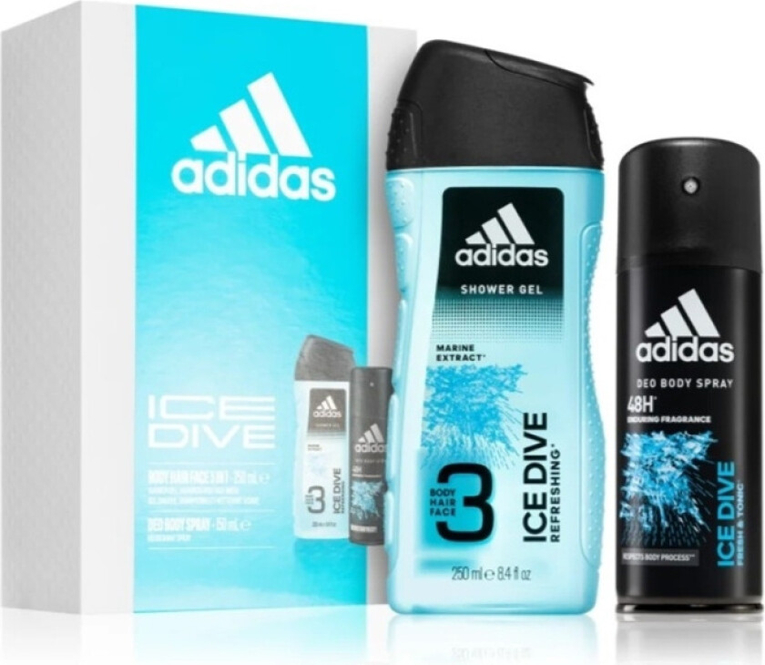 adidas Ice Dive For Him Deospray 150ml + Shower Gel 250ml