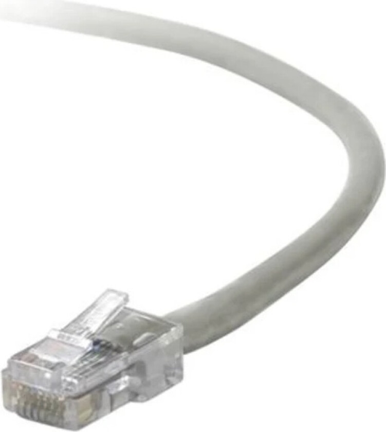 BELKIN Cat5e UTP, uskjermet nettverkskabel / patchkabel, grå, 3m