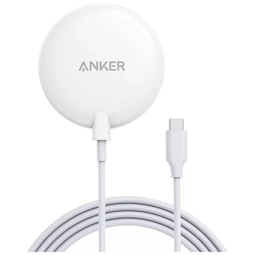 Anchor Powerwave Pad Lite 7.5W MagSafe-Kompatibel Magnetisk Trådløs Lader - Hvit