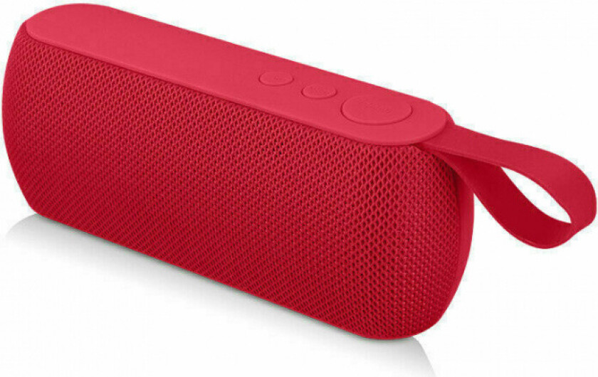 Q106 Trådløs høyttaler, Bluetooth, USB, rød
