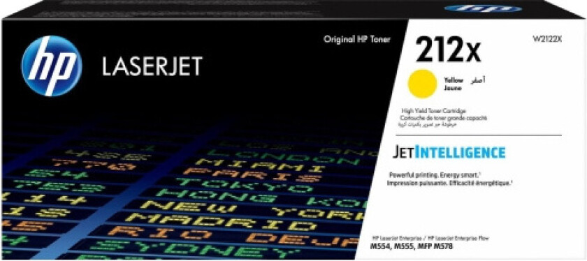 Bilde av Toner W2122X 212X Gul