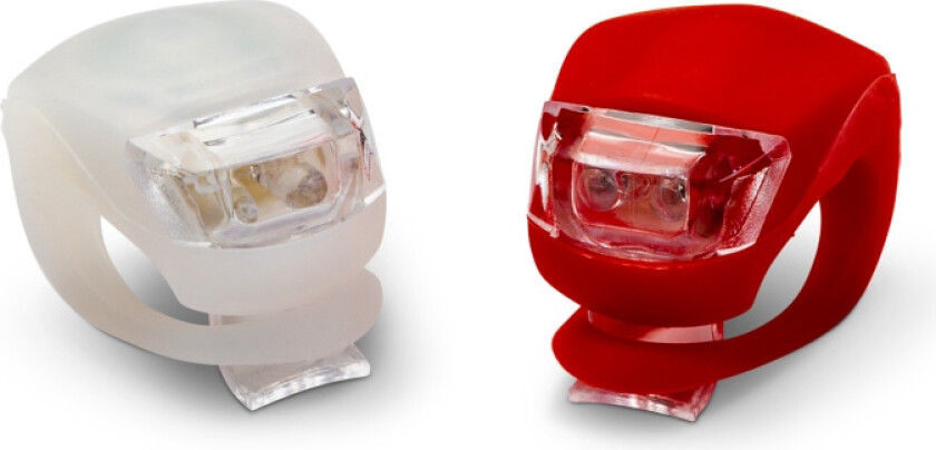 Bilde av Bike set Cykellampa LED fram och bak Silicon, 1/20/100