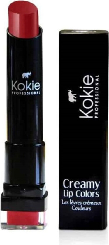 Kokie Creamy Lip Color Lipstick - Kokie Red
